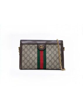 Pre-owned Gucci Ophidia GG Supreme Web Monogram Canvas Shoulder /Crossbody Bag